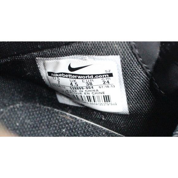 Nike Dunk Sky Hi Black Out Hidden Wedge Suede Shoes 528899-004 Women Size 7 - Picture 8 of 8